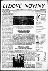 Lidov noviny z 23.6.1934, edice 2, strana 1
