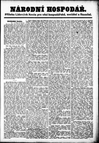 Lidov noviny z 23.7.1914, edice 2, strana 1