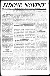 Lidov noviny z 23.7.1921, edice 2, strana 1