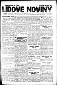 Lidov noviny z 23.8.1917, edice 2, strana 1