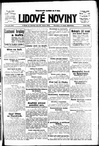 Lidov noviny z 23.8.1917, edice 3, strana 1