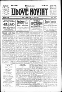 Lidov noviny z 23.9.1917, edice 1, strana 1