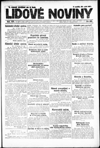 Lidov noviny z 23.9.1917, edice 2, strana 1