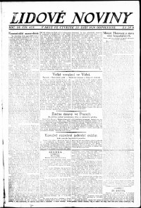 Lidov noviny z 23.9.1920, edice 2, strana 1