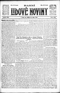 Lidov noviny z 23.10.1918, edice 1, strana 1