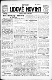 Lidov noviny z 23.10.1919, edice 2, strana 1