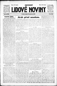 Lidov noviny z 23.12.1919, edice 2, strana 1
