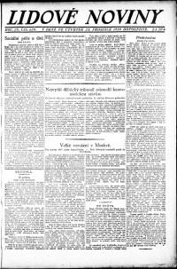 Lidov noviny z 23.12.1920, edice 3, strana 1