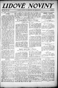 Lidov noviny z 23.12.1921, edice 2, strana 1