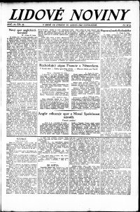 Lidov noviny z 24.1.1923, edice 2, strana 1