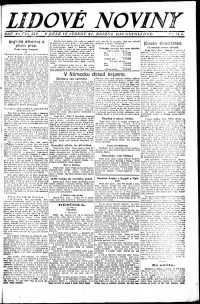 Lidov noviny z 24.3.1920, edice 2, strana 1