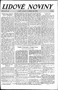 Lidov noviny z 24.3.1923, edice 1, strana 1