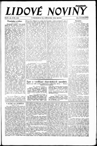 Lidov noviny z 24.3.1924, edice 1, strana 1