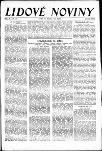 Lidov noviny z 24.3.1933, edice 2, strana 1