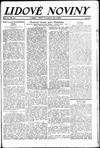 Lidov noviny z 24.4.1923, edice 1, strana 1
