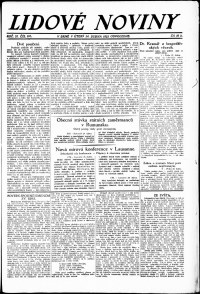 Lidov noviny z 24.4.1923, edice 2, strana 1