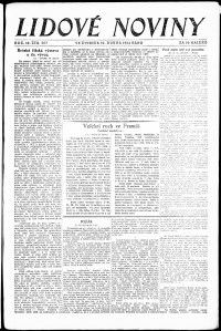 Lidov noviny z 24.4.1924, edice 1, strana 1