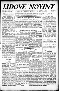 Lidov noviny z 24.5.1921, edice 2, strana 1