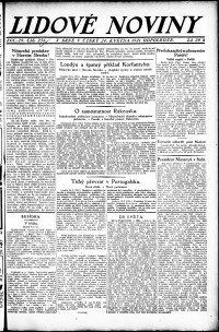 Lidov noviny z 24.5.1921, edice 3, strana 1
