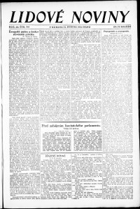 Lidov noviny z 24.5.1924, edice 1, strana 1