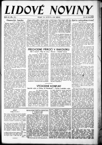 Lidov noviny z 24.5.1932, edice 1, strana 1
