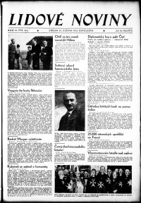 Lidov noviny z 24.5.1933, edice 2, strana 1