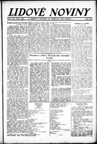 Lidov noviny z 24.6.1921, edice 1, strana 1