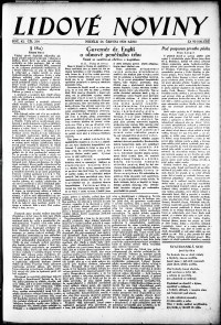 Lidov noviny z 24.6.1934, edice 1, strana 1