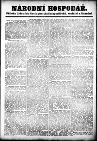 Lidov noviny z 24.7.1914, edice 2, strana 1
