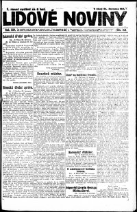 Lidov noviny z 24.7.1917, edice 2, strana 1
