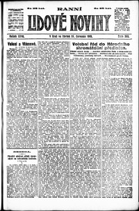 Lidov noviny z 24.7.1919, edice 1, strana 1