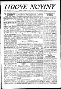 Lidov noviny z 24.8.1920, edice 2, strana 1