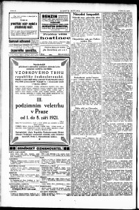 Lidov noviny z 24.8.1921, edice 1, strana 6