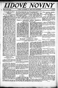 Lidov noviny z 24.8.1922, edice 2, strana 1