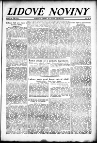 Lidov noviny z 24.10.1922, edice 1, strana 1