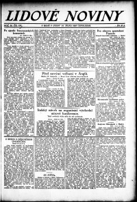 Lidov noviny z 24.10.1922, edice 2, strana 1