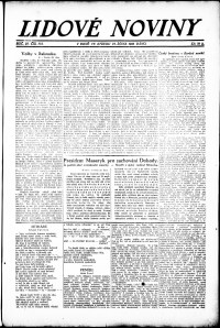 Lidov noviny z 24.10.1923, edice 1, strana 1