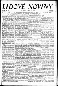 Lidov noviny z 24.10.1929, edice 1, strana 1