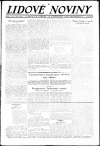 Lidov noviny z 24.11.1920, edice 2, strana 1