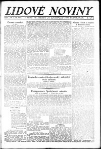 Lidov noviny z 24.11.1920, edice 3, strana 1