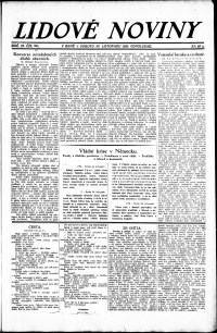 Lidov noviny z 24.11.1923, edice 2, strana 1