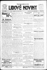 Lidov noviny z 24.12.1915, edice 3, strana 1