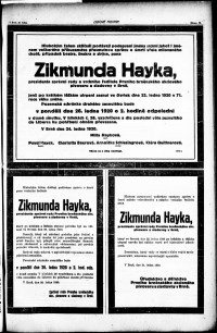 Lidov noviny z 25.1.1920, edice 1, strana 11