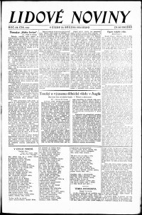 Lidov noviny z 25.3.1924, edice 1, strana 1