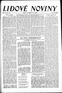 Lidov noviny z 25.3.1933, edice 1, strana 1