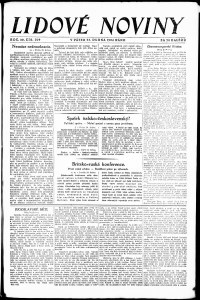 Lidov noviny z 25.4.1924, edice 1, strana 1