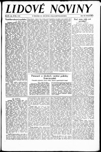 Lidov noviny z 25.4.1924, edice 2, strana 1