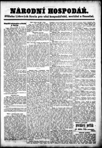 Lidov noviny z 25.7.1914, edice 2, strana 1
