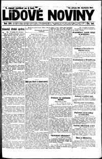 Lidov noviny z 25.7.1917, edice 2, strana 1