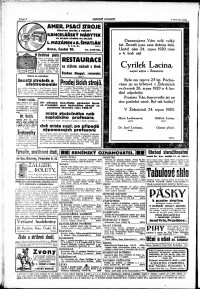 Lidov noviny z 25.8.1920, edice 1, strana 8